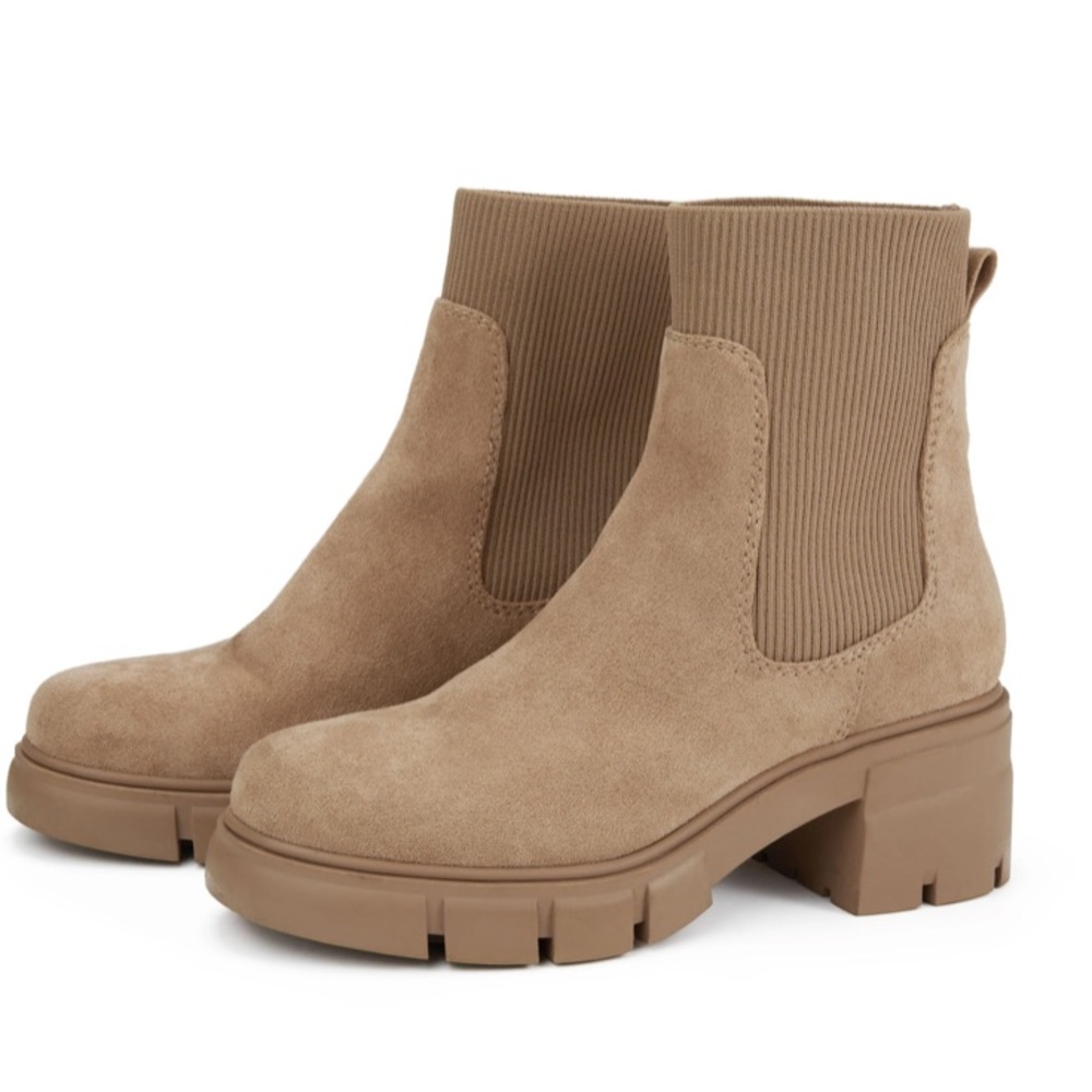 Nude ankle boots - Steve Madden Hutch boot dupe